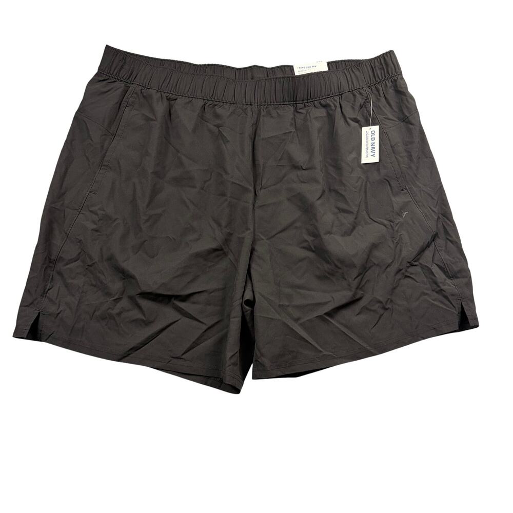Men's Black Old Navy Active Shorts XXL Essential 7" Inseam Quick Dry NWT